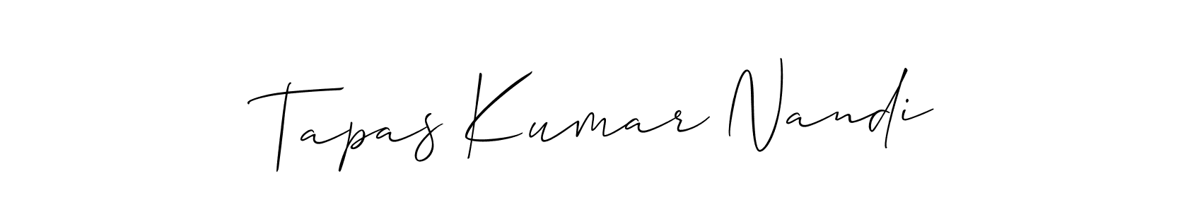 Once you've used our free online signature maker to create your best signature Allison_Script style, it's time to enjoy all of the benefits that Tapas Kumar Nandi name signing documents. Tapas Kumar Nandi signature style 2 images and pictures png
