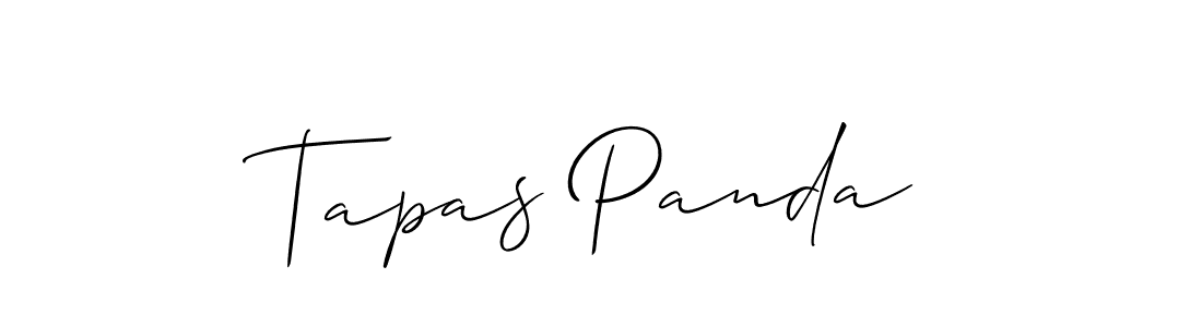 It looks lik you need a new signature style for name Tapas Panda. Design unique handwritten (Allison_Script) signature with our free signature maker in just a few clicks. Tapas Panda signature style 2 images and pictures png