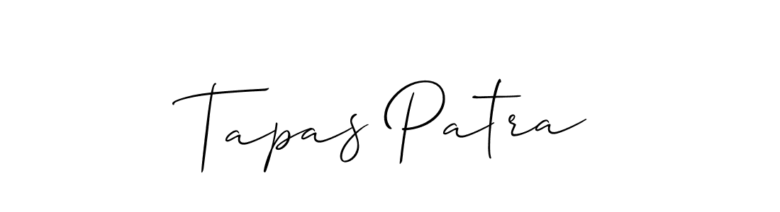 Make a short Tapas Patra signature style. Manage your documents anywhere anytime using Allison_Script. Create and add eSignatures, submit forms, share and send files easily. Tapas Patra signature style 2 images and pictures png