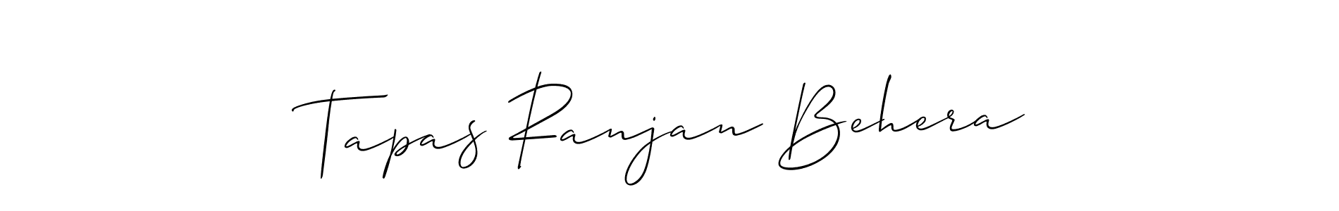 Also we have Tapas Ranjan Behera name is the best signature style. Create professional handwritten signature collection using Allison_Script autograph style. Tapas Ranjan Behera signature style 2 images and pictures png