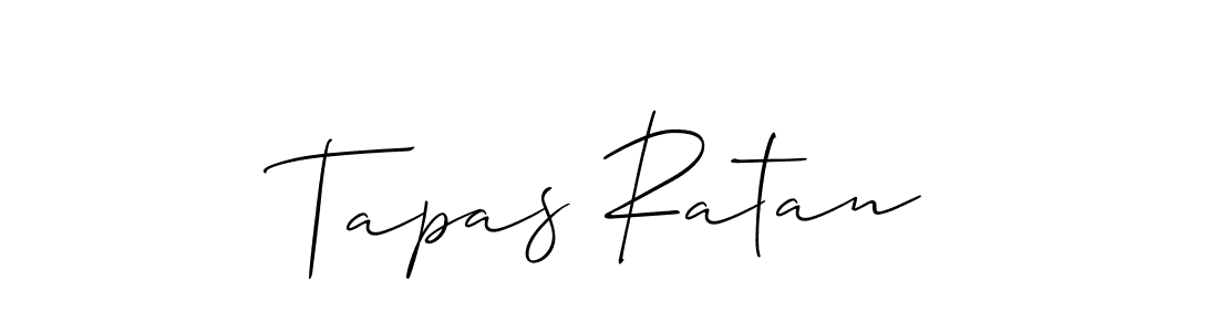 Also we have Tapas Ratan name is the best signature style. Create professional handwritten signature collection using Allison_Script autograph style. Tapas Ratan signature style 2 images and pictures png