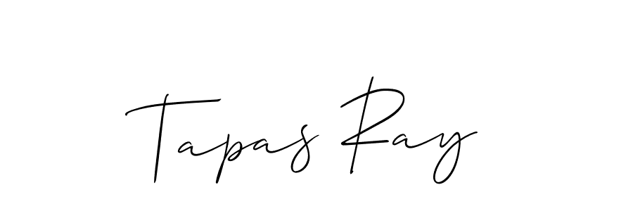 The best way (Allison_Script) to make a short signature is to pick only two or three words in your name. The name Tapas Ray include a total of six letters. For converting this name. Tapas Ray signature style 2 images and pictures png