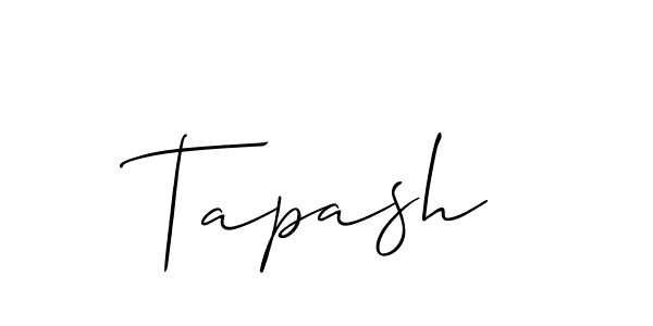 Also we have Tapash name is the best signature style. Create professional handwritten signature collection using Allison_Script autograph style. Tapash signature style 2 images and pictures png