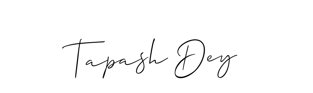 How to Draw Tapash Dey signature style? Allison_Script is a latest design signature styles for name Tapash Dey. Tapash Dey signature style 2 images and pictures png