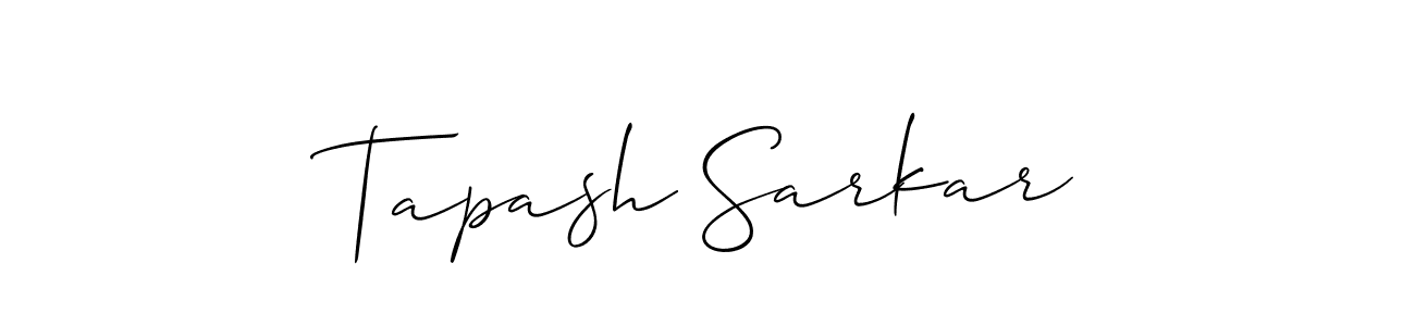 Best and Professional Signature Style for Tapash Sarkar. Allison_Script Best Signature Style Collection. Tapash Sarkar signature style 2 images and pictures png