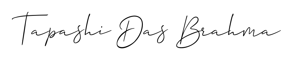 Create an unforgettable impression when signing with Tapashi Das Brahma name styled in Allison_Script typography. 100% free online generator. Tapashi Das Brahma signature style 2 images and pictures png