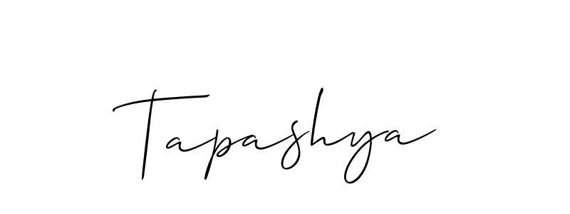 Also You can easily find your signature by using the search form. We will create Tapashya name handwritten signature images for you free of cost using Allison_Script sign style. Tapashya signature style 2 images and pictures png