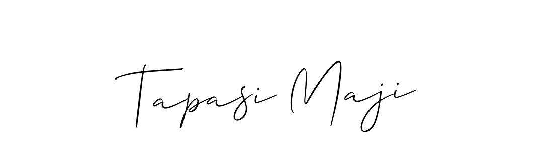 Also we have Tapasi Maji name is the best signature style. Create professional handwritten signature collection using Allison_Script autograph style. Tapasi Maji signature style 2 images and pictures png