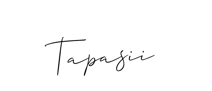 How to make Tapasii name signature. Use Allison_Script style for creating short signs online. This is the latest handwritten sign. Tapasii signature style 2 images and pictures png