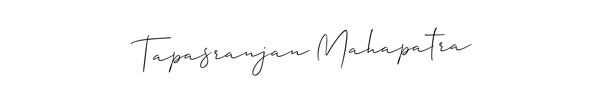 It looks lik you need a new signature style for name Tapasranjan Mahapatra. Design unique handwritten (Allison_Script) signature with our free signature maker in just a few clicks. Tapasranjan Mahapatra signature style 2 images and pictures png