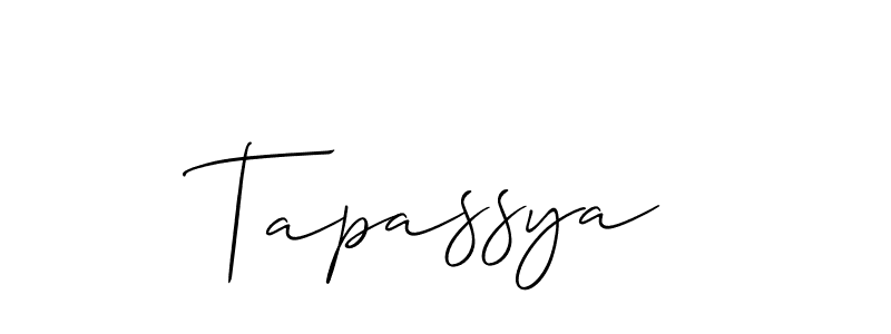 Once you've used our free online signature maker to create your best signature Allison_Script style, it's time to enjoy all of the benefits that Tapassya name signing documents. Tapassya signature style 2 images and pictures png