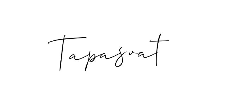 Make a beautiful signature design for name Tapasvat. With this signature (Allison_Script) style, you can create a handwritten signature for free. Tapasvat signature style 2 images and pictures png