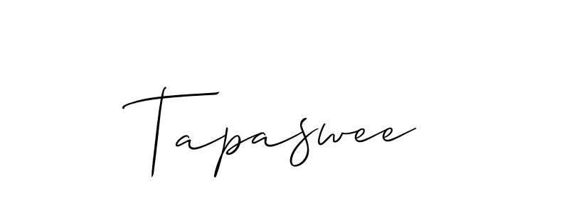 Tapaswee stylish signature style. Best Handwritten Sign (Allison_Script) for my name. Handwritten Signature Collection Ideas for my name Tapaswee. Tapaswee signature style 2 images and pictures png