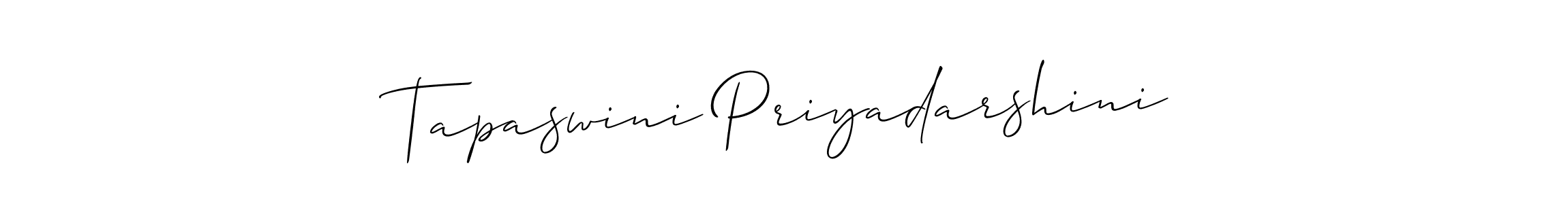 Tapaswini Priyadarshini stylish signature style. Best Handwritten Sign (Allison_Script) for my name. Handwritten Signature Collection Ideas for my name Tapaswini Priyadarshini. Tapaswini Priyadarshini signature style 2 images and pictures png