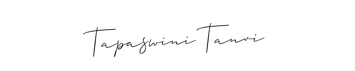 if you are searching for the best signature style for your name Tapaswini Tanvi. so please give up your signature search. here we have designed multiple signature styles  using Allison_Script. Tapaswini Tanvi signature style 2 images and pictures png