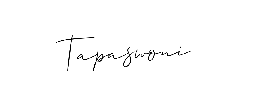 Make a short Tapaswoni signature style. Manage your documents anywhere anytime using Allison_Script. Create and add eSignatures, submit forms, share and send files easily. Tapaswoni signature style 2 images and pictures png