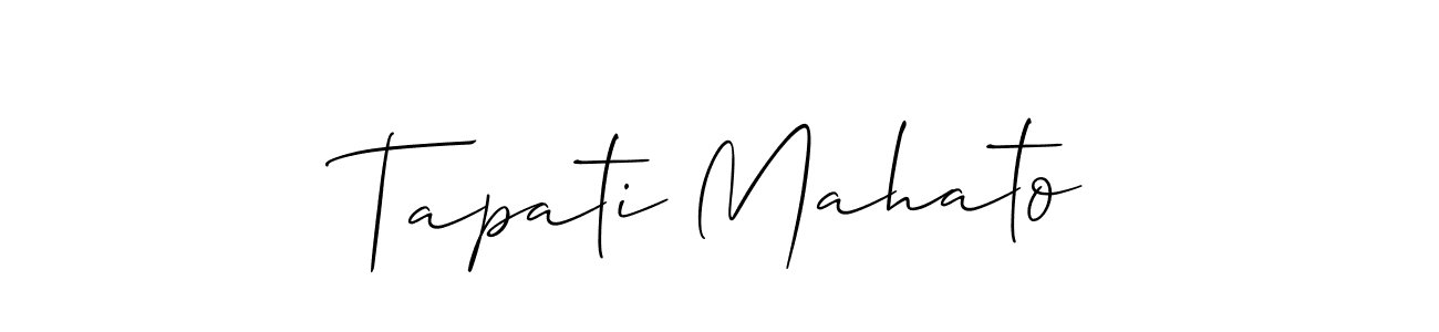 This is the best signature style for the Tapati Mahato name. Also you like these signature font (Allison_Script). Mix name signature. Tapati Mahato signature style 2 images and pictures png