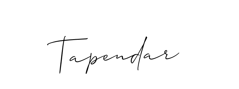 Also You can easily find your signature by using the search form. We will create Tapendar name handwritten signature images for you free of cost using Allison_Script sign style. Tapendar signature style 2 images and pictures png