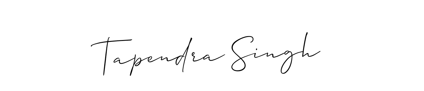 if you are searching for the best signature style for your name Tapendra Singh. so please give up your signature search. here we have designed multiple signature styles  using Allison_Script. Tapendra Singh signature style 2 images and pictures png