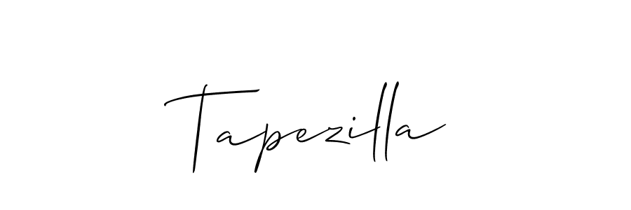 Similarly Allison_Script is the best handwritten signature design. Signature creator online .You can use it as an online autograph creator for name Tapezilla. Tapezilla signature style 2 images and pictures png