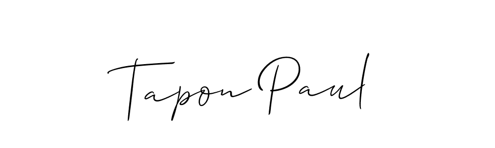 Best and Professional Signature Style for Tapon Paul. Allison_Script Best Signature Style Collection. Tapon Paul signature style 2 images and pictures png