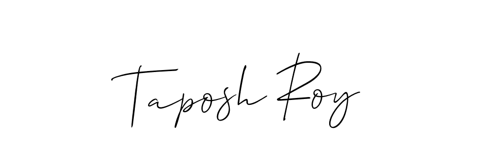 Make a beautiful signature design for name Taposh Roy. Use this online signature maker to create a handwritten signature for free. Taposh Roy signature style 2 images and pictures png