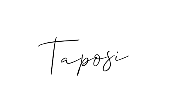 Make a short Taposi signature style. Manage your documents anywhere anytime using Allison_Script. Create and add eSignatures, submit forms, share and send files easily. Taposi signature style 2 images and pictures png