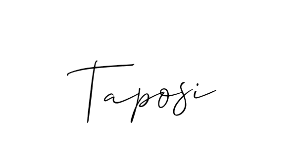 Make a short Taposi signature style. Manage your documents anywhere anytime using Allison_Script. Create and add eSignatures, submit forms, share and send files easily. Taposi signature style 2 images and pictures png