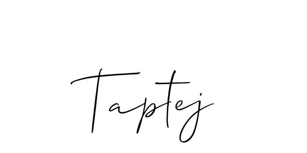 Make a beautiful signature design for name Taptej. Use this online signature maker to create a handwritten signature for free. Taptej signature style 2 images and pictures png