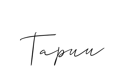 How to make Tapuu name signature. Use Allison_Script style for creating short signs online. This is the latest handwritten sign. Tapuu signature style 2 images and pictures png