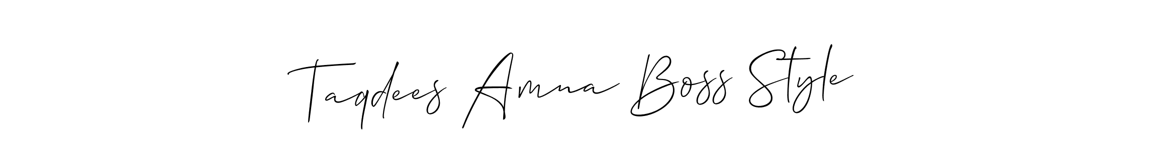 Here are the top 10 professional signature styles for the name Taqdees Amna Boss Style. These are the best autograph styles you can use for your name. Taqdees Amna Boss Style signature style 2 images and pictures png