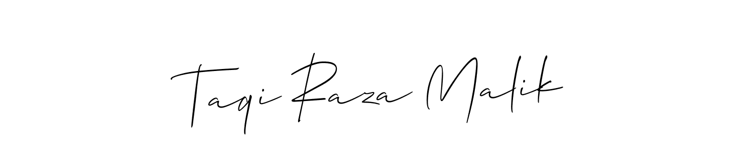 You can use this online signature creator to create a handwritten signature for the name Taqi Raza Malik. This is the best online autograph maker. Taqi Raza Malik signature style 2 images and pictures png