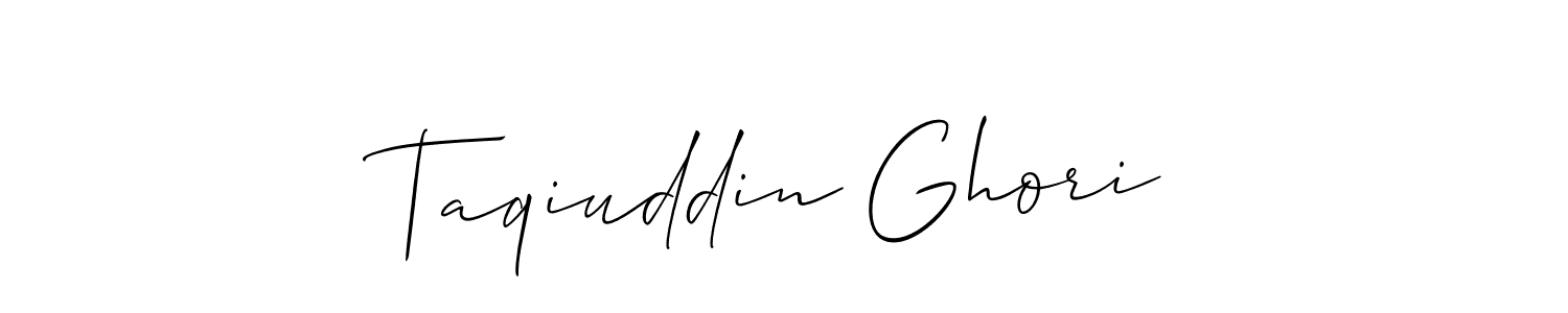 You can use this online signature creator to create a handwritten signature for the name Taqiuddin Ghori. This is the best online autograph maker. Taqiuddin Ghori signature style 2 images and pictures png