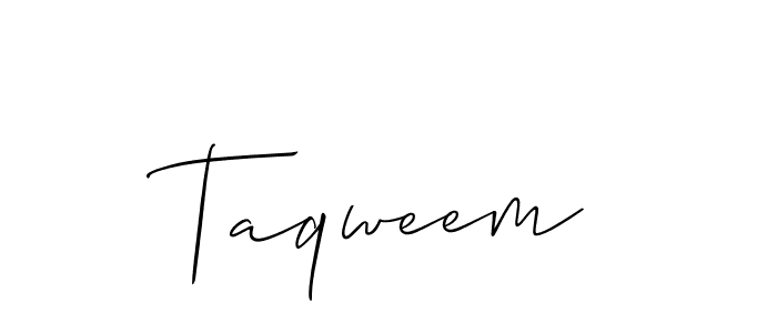 Once you've used our free online signature maker to create your best signature Allison_Script style, it's time to enjoy all of the benefits that Taqweem name signing documents. Taqweem signature style 2 images and pictures png