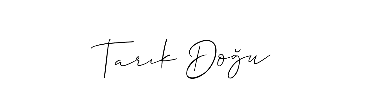 Best and Professional Signature Style for Tarık Doğu. Allison_Script Best Signature Style Collection. Tarık Doğu signature style 2 images and pictures png