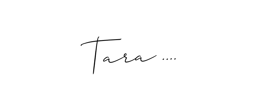 Create a beautiful signature design for name Tara ..... With this signature (Allison_Script) fonts, you can make a handwritten signature for free. Tara .... signature style 2 images and pictures png