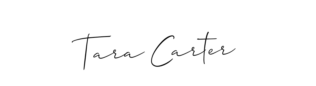 Best and Professional Signature Style for Tara Carter. Allison_Script Best Signature Style Collection. Tara Carter signature style 2 images and pictures png