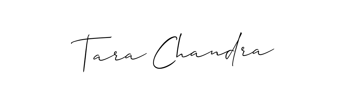 How to Draw Tara Chandra signature style? Allison_Script is a latest design signature styles for name Tara Chandra. Tara Chandra signature style 2 images and pictures png