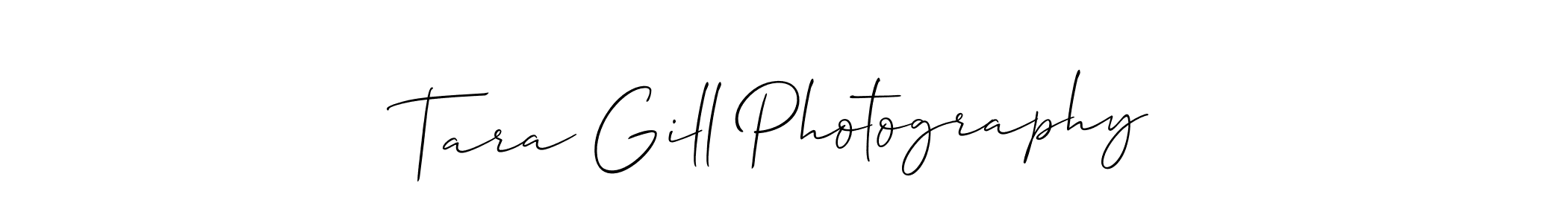 Also You can easily find your signature by using the search form. We will create Tara Gill Photography name handwritten signature images for you free of cost using Allison_Script sign style. Tara Gill Photography signature style 2 images and pictures png