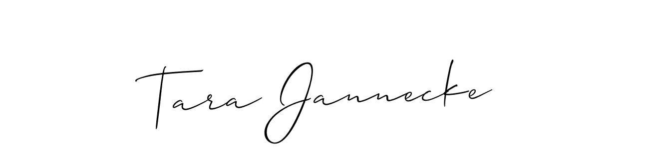 Similarly Allison_Script is the best handwritten signature design. Signature creator online .You can use it as an online autograph creator for name Tara Jannecke. Tara Jannecke signature style 2 images and pictures png