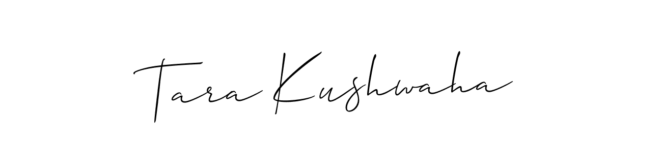 Make a beautiful signature design for name Tara Kushwaha. Use this online signature maker to create a handwritten signature for free. Tara Kushwaha signature style 2 images and pictures png