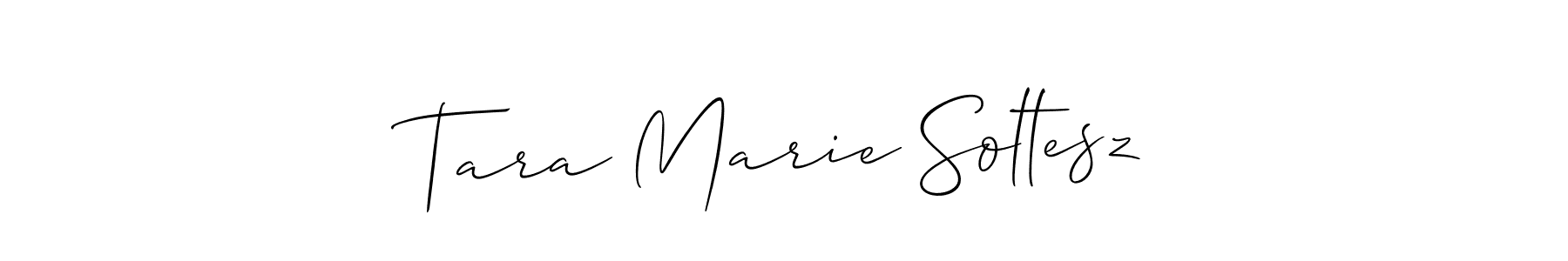 Best and Professional Signature Style for Tara Marie Soltesz. Allison_Script Best Signature Style Collection. Tara Marie Soltesz signature style 2 images and pictures png