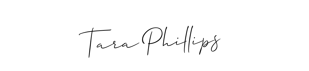 The best way (Allison_Script) to make a short signature is to pick only two or three words in your name. The name Tara Phillips include a total of six letters. For converting this name. Tara Phillips signature style 2 images and pictures png