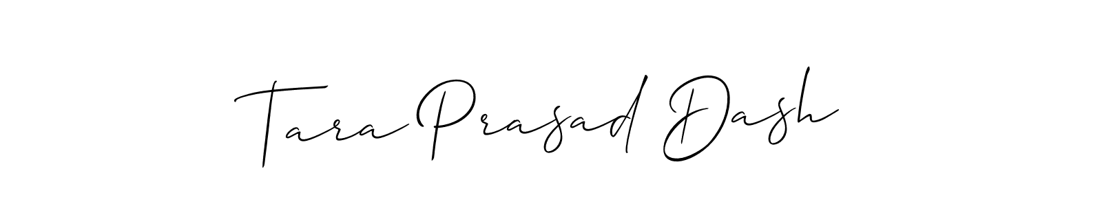 How to Draw Tara Prasad Dash signature style? Allison_Script is a latest design signature styles for name Tara Prasad Dash. Tara Prasad Dash signature style 2 images and pictures png