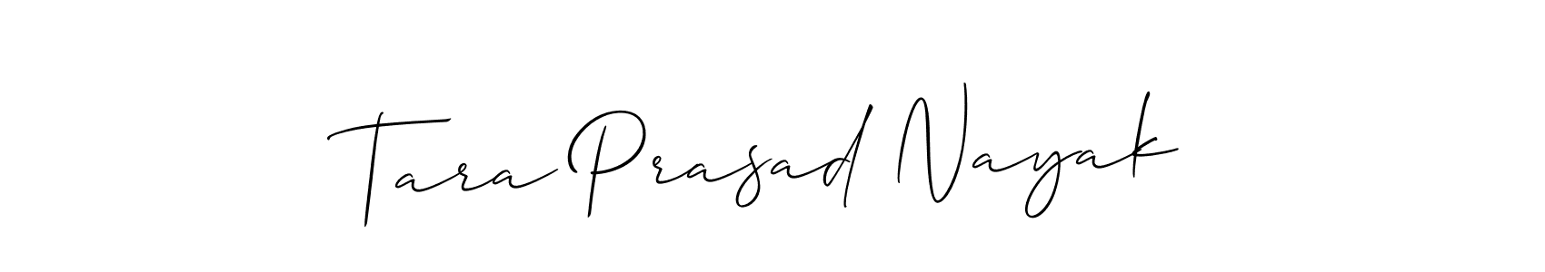 Also You can easily find your signature by using the search form. We will create Tara Prasad Nayak name handwritten signature images for you free of cost using Allison_Script sign style. Tara Prasad Nayak signature style 2 images and pictures png