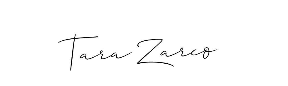 Once you've used our free online signature maker to create your best signature Allison_Script style, it's time to enjoy all of the benefits that Tara Zarco name signing documents. Tara Zarco signature style 2 images and pictures png