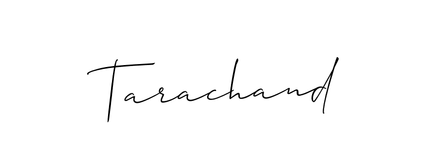 Make a beautiful signature design for name Tarachand. With this signature (Allison_Script) style, you can create a handwritten signature for free. Tarachand signature style 2 images and pictures png