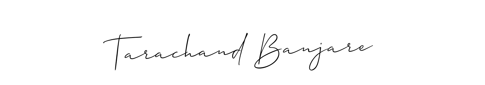 Also You can easily find your signature by using the search form. We will create Tarachand Banjare name handwritten signature images for you free of cost using Allison_Script sign style. Tarachand Banjare signature style 2 images and pictures png