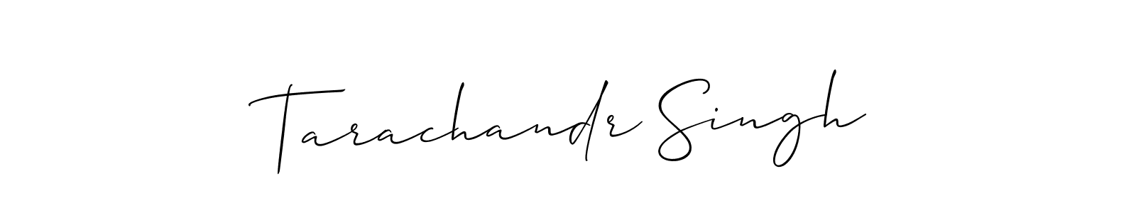 How to make Tarachandr Singh name signature. Use Allison_Script style for creating short signs online. This is the latest handwritten sign. Tarachandr Singh signature style 2 images and pictures png