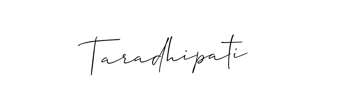 How to Draw Taradhipati signature style? Allison_Script is a latest design signature styles for name Taradhipati. Taradhipati signature style 2 images and pictures png
